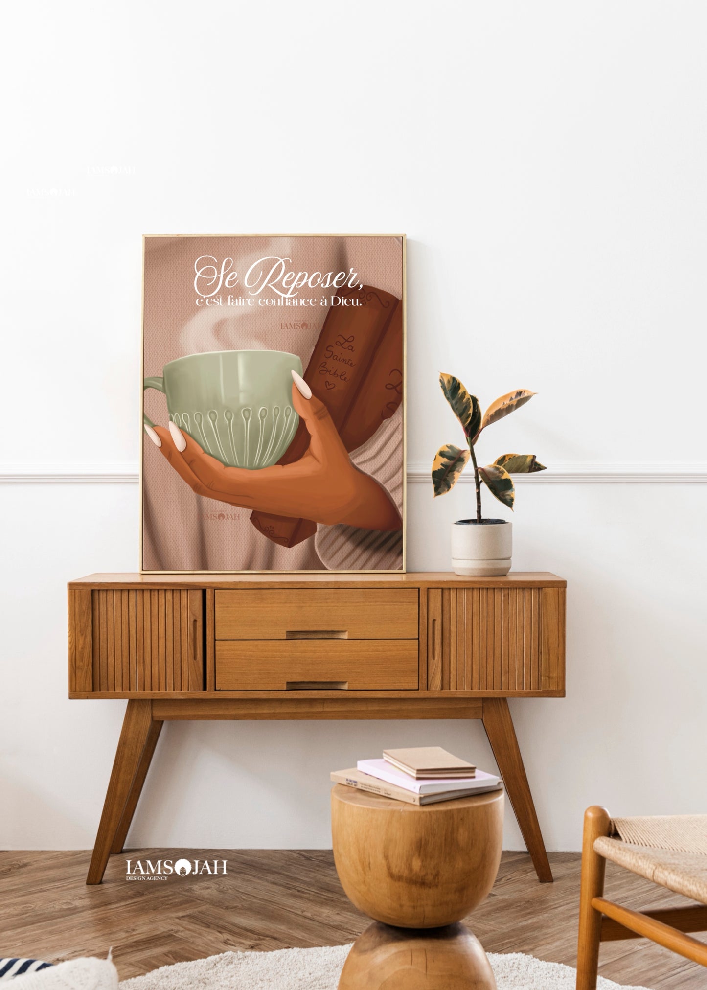 Tableau - Se reposer, c’est faire confiance à Dieu.