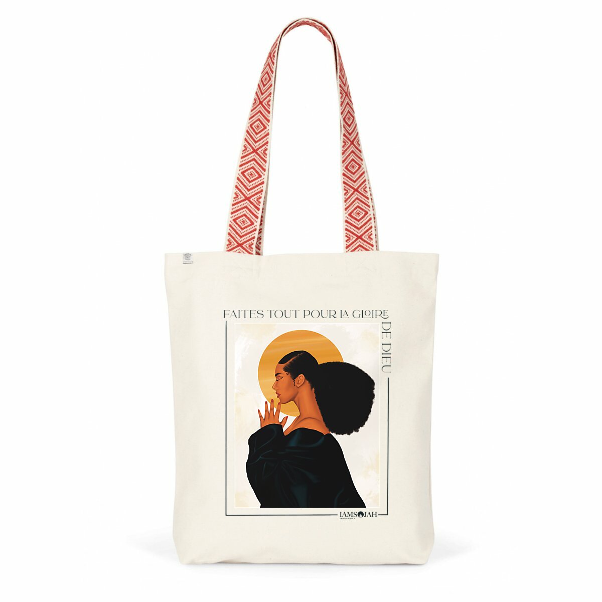 Tote Bag Anse Rouge ou Bleu - Faites tout pour la gloire de Dieu 