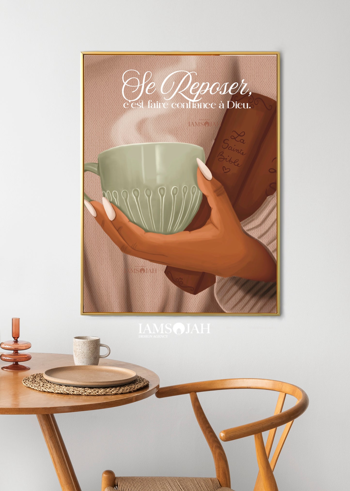 Tableau - Se reposer, c’est faire confiance à Dieu.