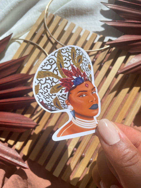 Nihahsah - Afro sticker